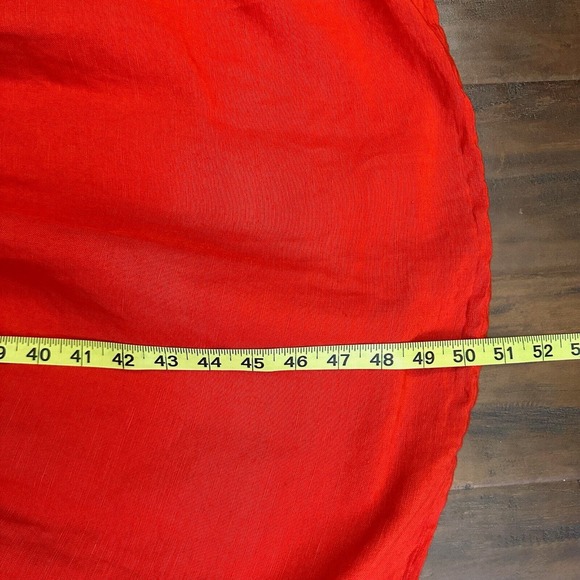 SOLID & STRIPED The Peasant Midi Dress in Candy Red - Picture 14 of 14